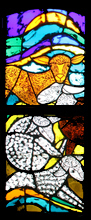 Kirchenfenster Schaf