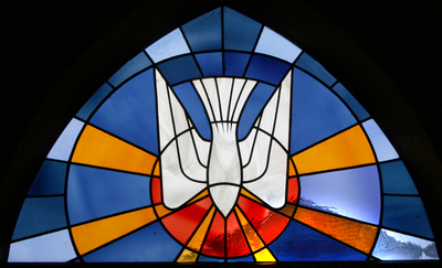 Kirchenfenster Taube