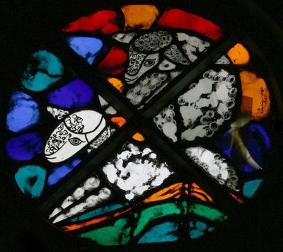 Kirchenfenster, Schaf