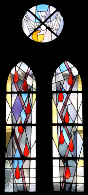Kirchenfenster, Pfingsten