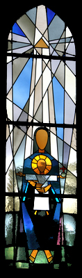 Kirchenfenster, Weihnachten, Maria, Jesus