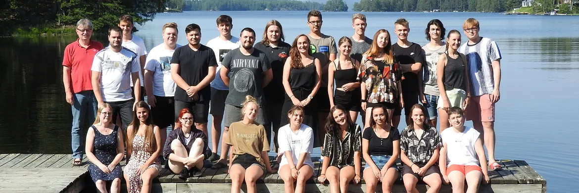 Teilnehmergruppe Jugendfreizeit Schweden 2024