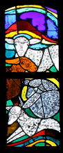 Kirchenfenster Schafe