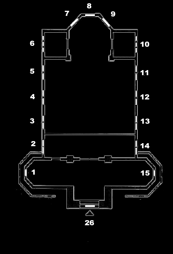 Grundriss der Johanneskirche