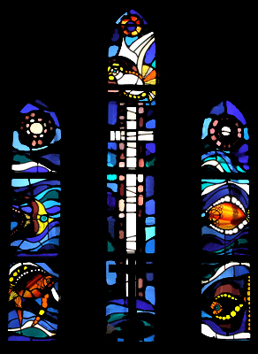 Kirchenfenster, Taufkapelle